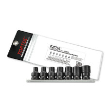 Набор головок ударных TORX 1/2" E10-E24 7ед. (звезда Давида) TOPTUL GDAG0701