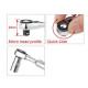 Трещотка мини 1/4" TOPTUL 60 зубцов, быстрый диск CHDU0801