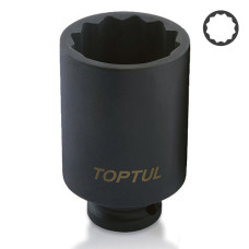 Ударная головка длинная 1/2" 32мм 12-гранная TOPTUL KABJ1632
