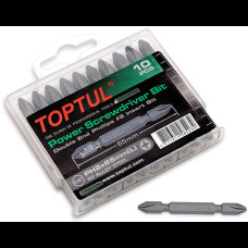 Набор бит двухсторонних TOPTUL 1/4" PH2х65мм 10шт. GAAW1001