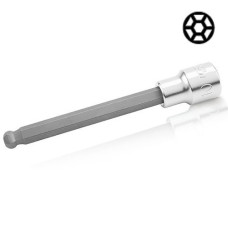 Насадка шестигранник HEX TOPTUL 5 мм 140мм 1/2" с шаром BCSA1605