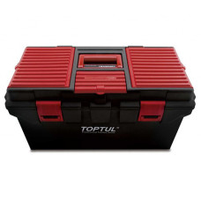 Ящик для инструментов пластиковый 4 секции 556x278x270 TOPTUL TBAE0401