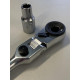Трещотка мини 1/4" с шарниром TOPTUL 60 зубцов (исп. с FTDF0810) CHEV0811