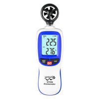 Анемометр крыльчатый Bluetooth 0,3-30 м/с, -10-45°C WINTACT WT82B