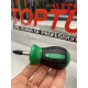 Короткая отвертка крестовая TOPTUL PH2x25 FBBB0203